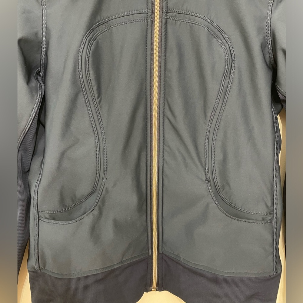 Lululemon Uba Hoodie Full Zip Jacket Logo Inkwell Navy Blue No Liner Women’s S? - Picture 6 of 10